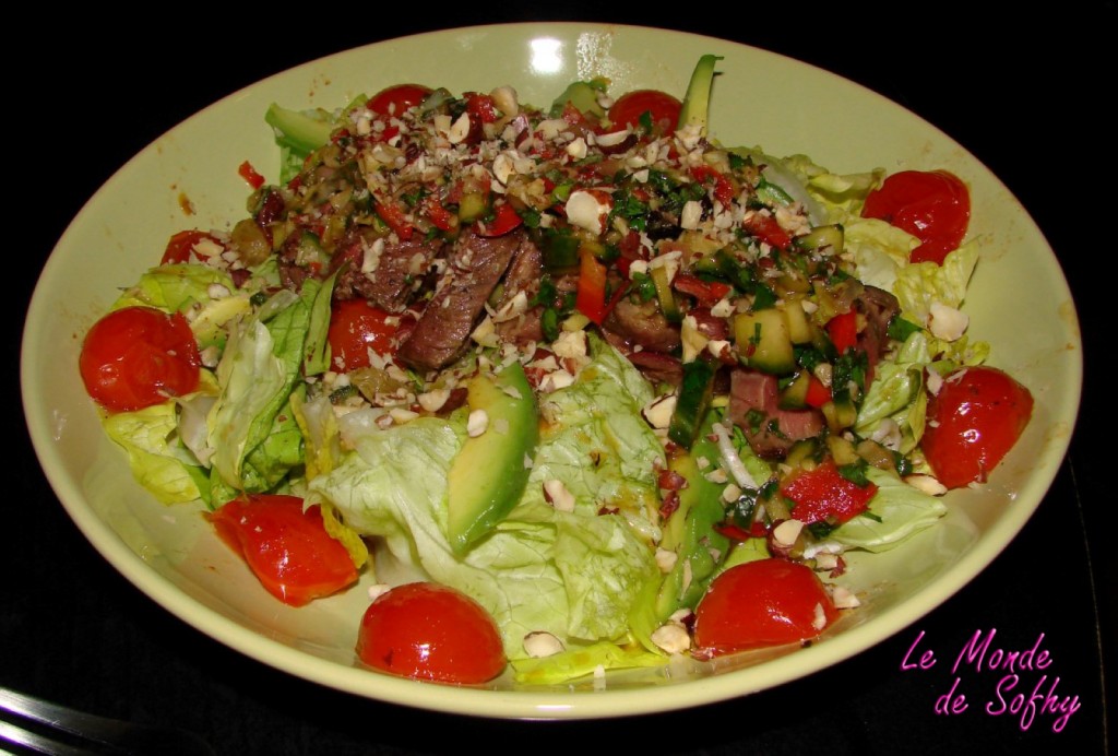 Salade de boeuf Thaï