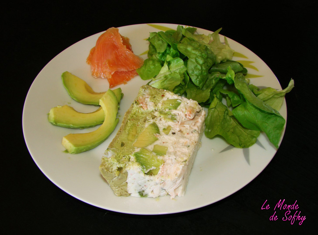 Recette de terrine au crabe et à l'avocat