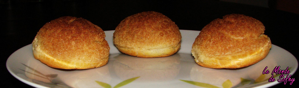 Choux à la crème avec Craquelin