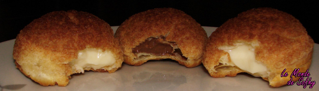 Choux à la crème avec Craquelin