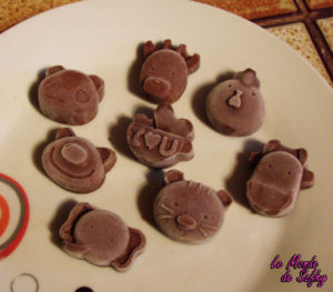 Bonbons glacés au chocolat