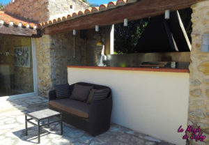 Auberge du Roua - La cuisine en plein air